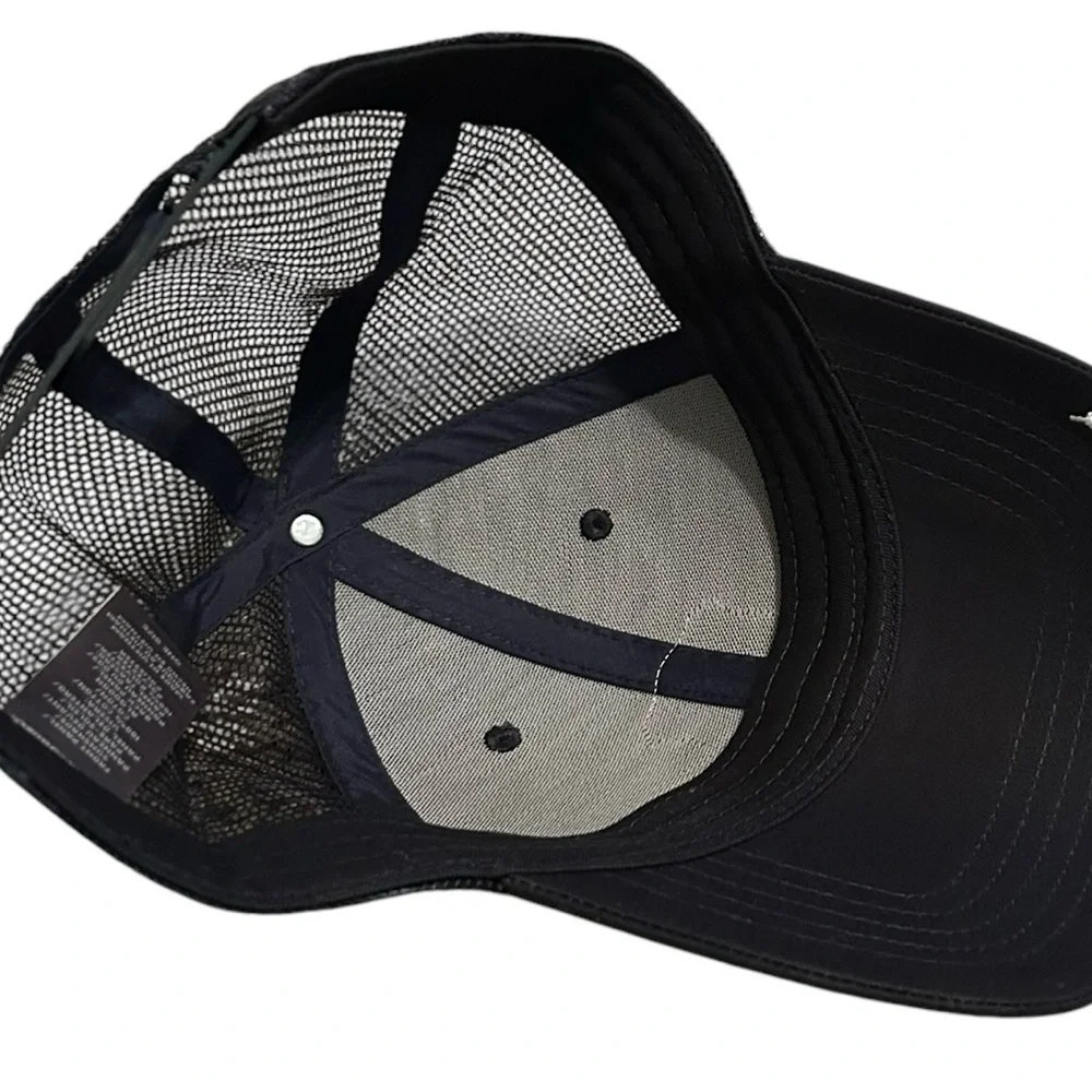 Eddie Bauer Brown‎ Trucker Hat Mesh Snapback Cap Outdoor Outfitters